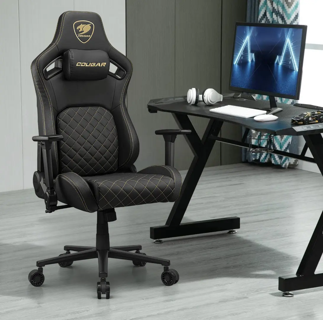 Fotoliu gaming Cougar Defensor (Black/Gold)