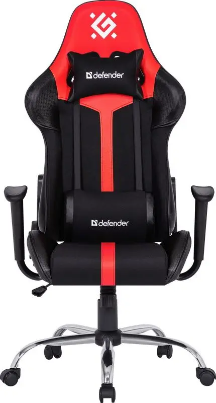 Геймерское кресло Defender Racer (Black/Red)