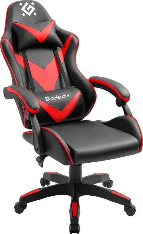 Игровое кресло Defender XCom (Black/Red) - 5