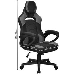 Игровое кресло DP Devin (Black/Grey) Thumb