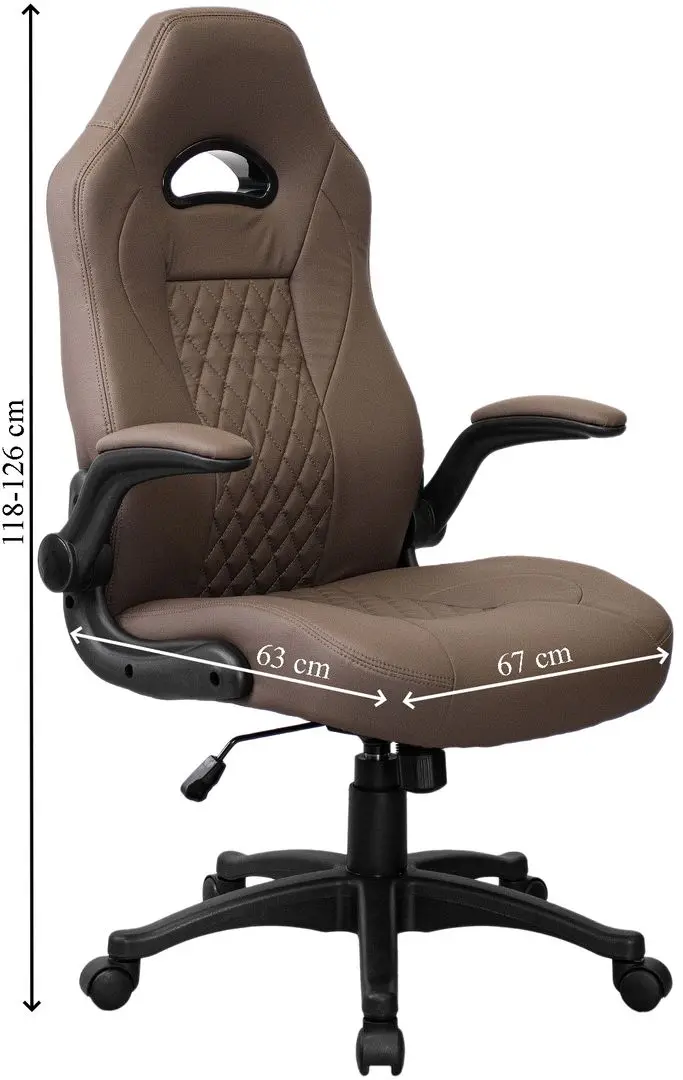 Fotoliu gaming DP F-86 (Brown)