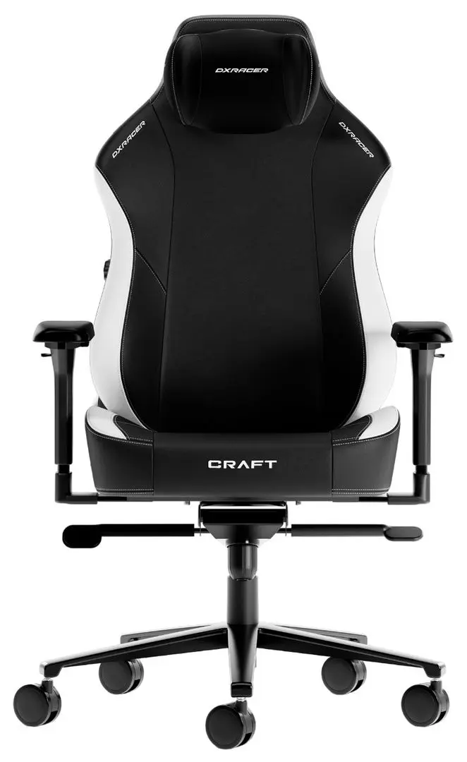 Fotoliu gaming DXRacer Craft-23-L (Black/White)