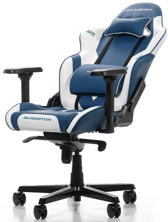 Игровое кресло DXRacer Gladiator-23-L (Blue/White)