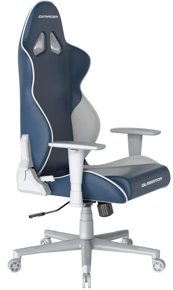 Игровое кресло DXRacer GLADIATOR-L-N23-LTC-BW-X1 (Blue/White)