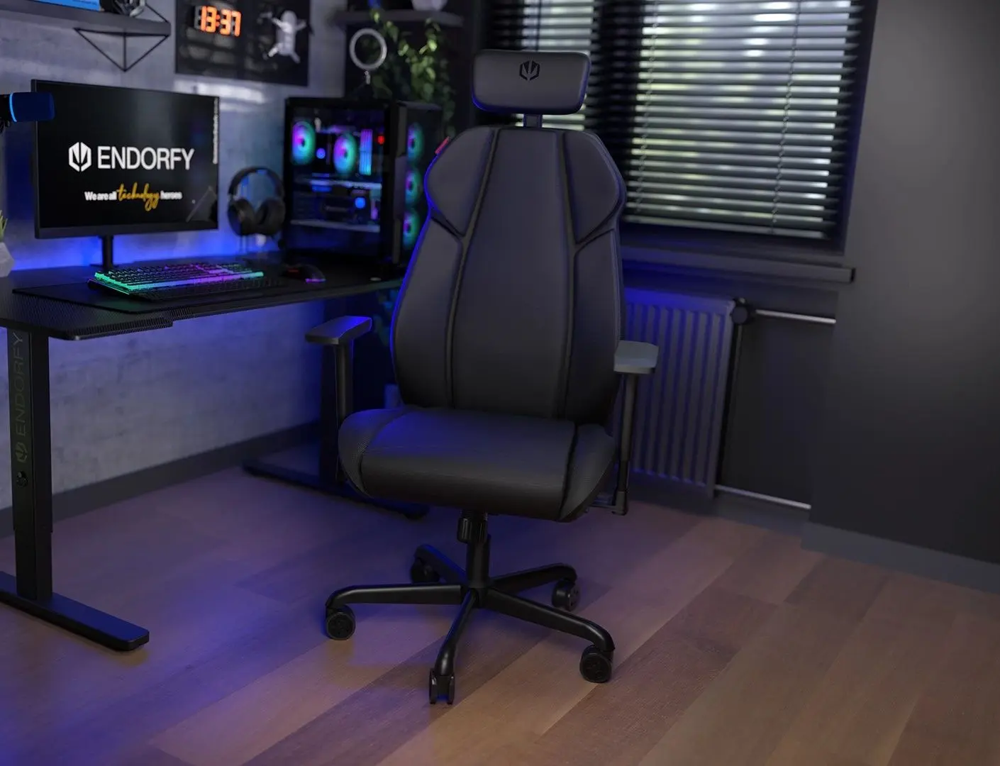 Игровое кресло Endorfy Meta BK (Black)