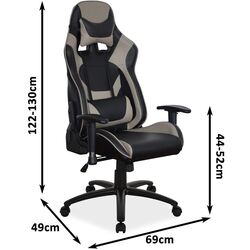 Кресло геймерское Signal Supra (Black/Gray) Thumb