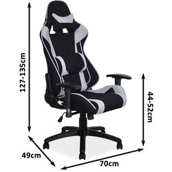 Fotoliu gaiming Signal Viper (Black/Gray) Thumb