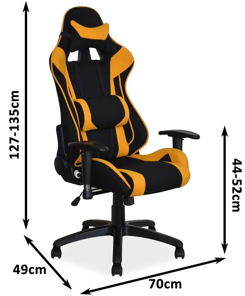 Кресло геймерское Signal Viper (Black/Yellow) - 2