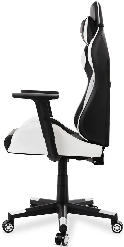 Геймерское кресло FunFit Elite 2669 (Black/White) - 3