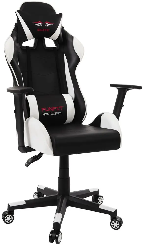 Геймерское кресло FunFit Elite 2669 (Black/White)