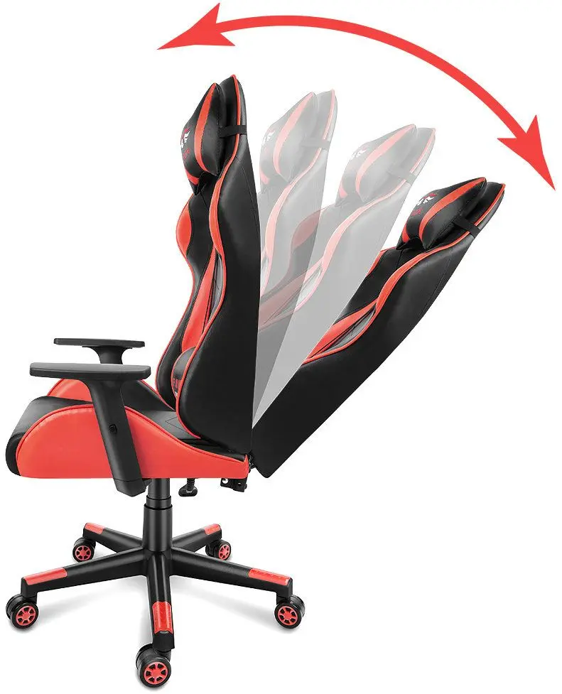 Геймерское кресло FunFit Elite 2670 (Black/Red) - 4