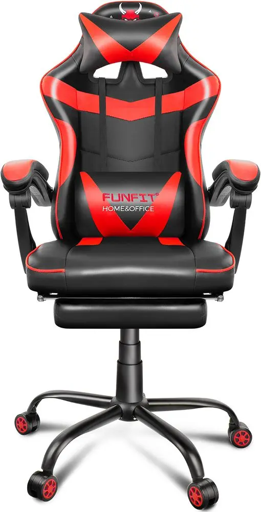 Геймерское кресло FunFit Game On RX4 (Black/Red) - 13