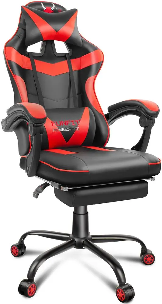 Геймерское кресло FunFit Game On RX4 (Black/Red) - 12