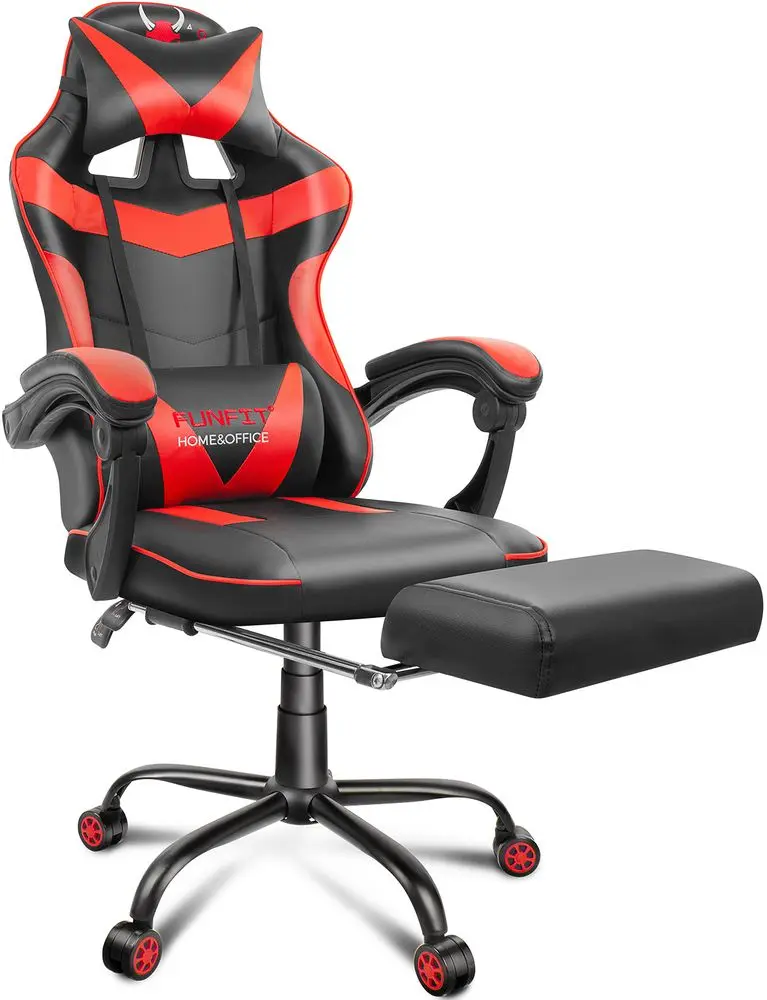 Геймерское кресло FunFit Game On RX4 (Black/Red) - 11