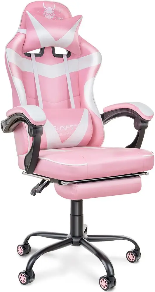 Геймерское кресло FunFit Game On RX4 (Pink/White) - 17