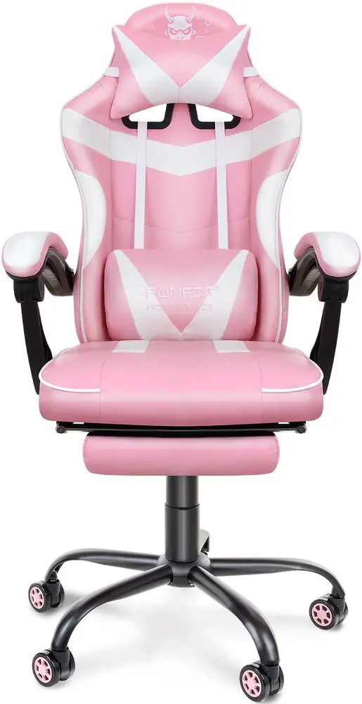 Геймерское кресло FunFit Game On RX4 (Pink/White) - 16