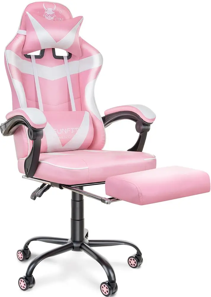 Геймерское кресло FunFit Game On RX4 (Pink/White)