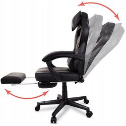 Fotoliu gaming FunFit Game On RX5 (Black) Thumb