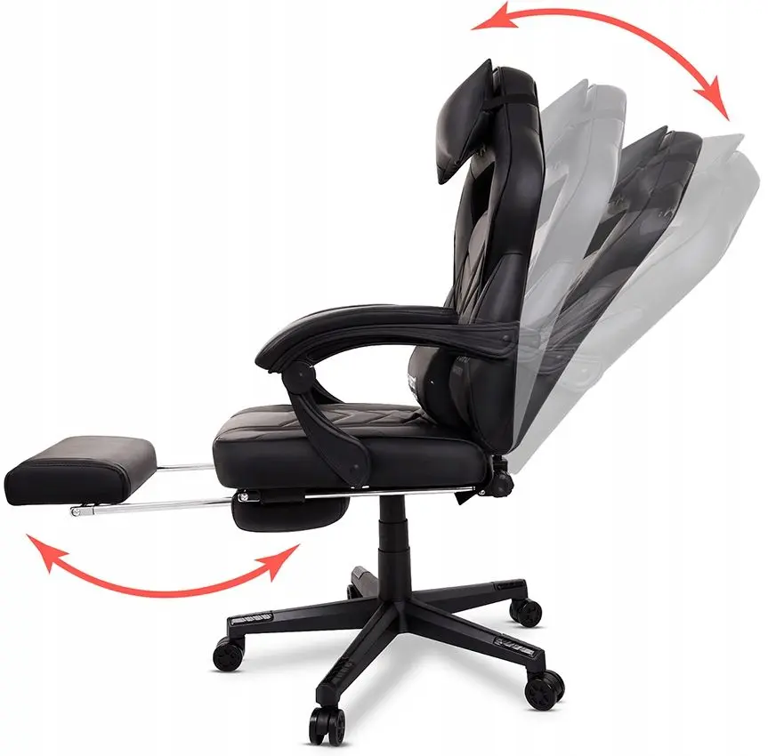 Fotoliu gaming FunFit Game On RX5 (Black) - 2