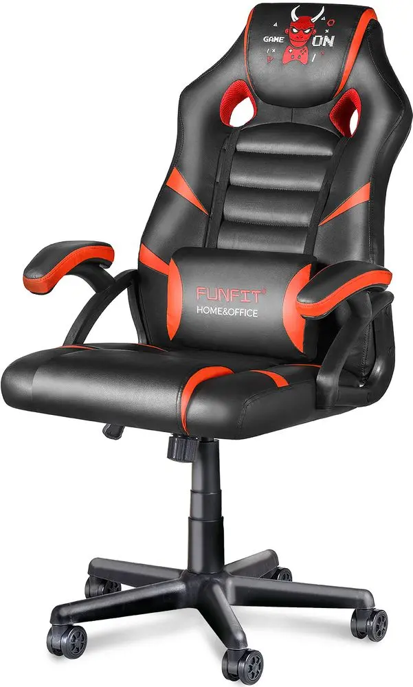 Геймерское кресло FunFit Game On RX6 (Black/Orange) - 10