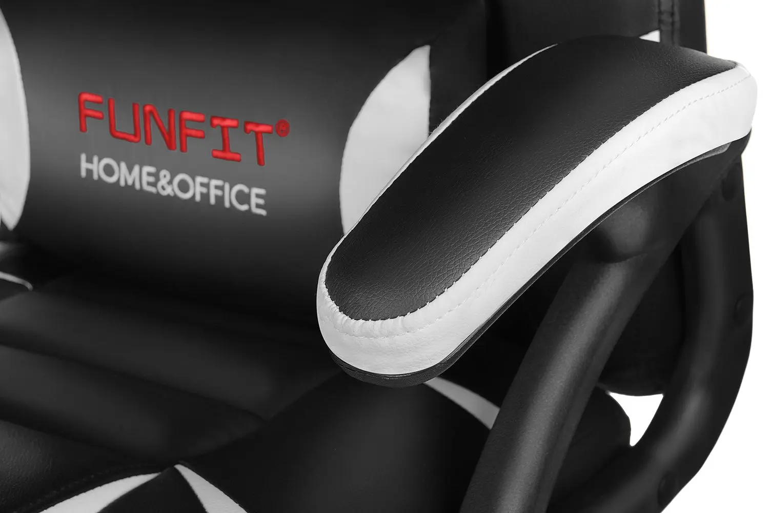 Геймерское кресло FunFit Game On RX6 (Black/White) - 5