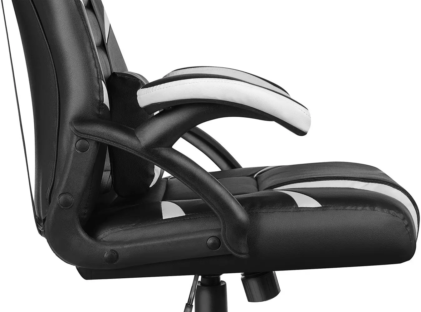 Геймерское кресло FunFit Game On RX6 (Black/White) - 10