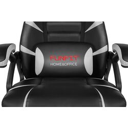 Геймерское кресло FunFit Game On RX6 (Black/White) Thumb