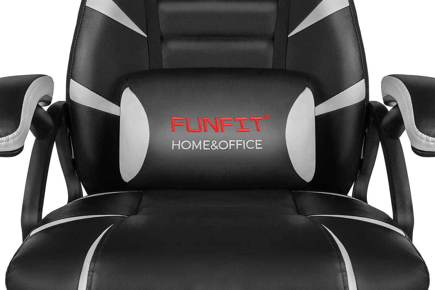 Геймерское кресло FunFit Game On RX6 (Black/White) - 8