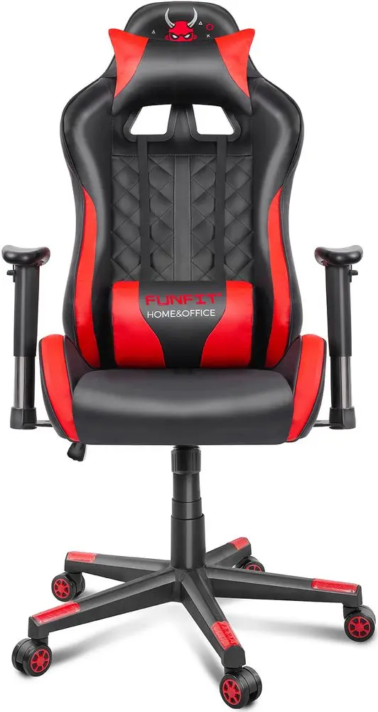 Fotoliu gaming FunFit Game On RX7 (Black/Red) - 10