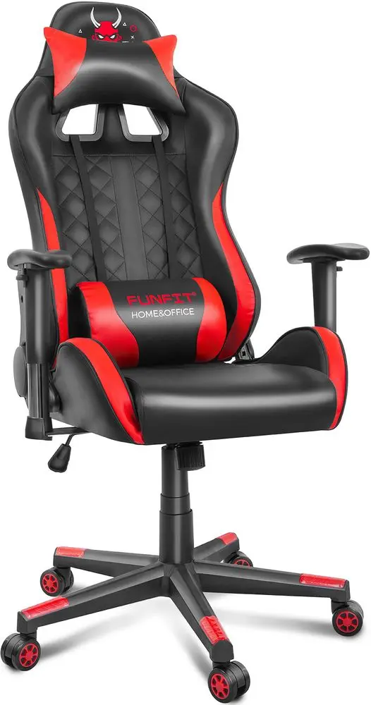 Fotoliu gaming FunFit Game On RX7 (Black/Red) - 9