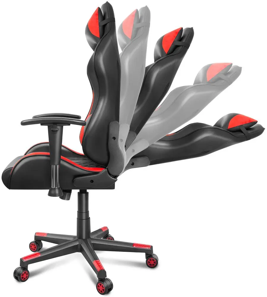Fotoliu gaming FunFit Game On RX7 (Black/Red) - 6