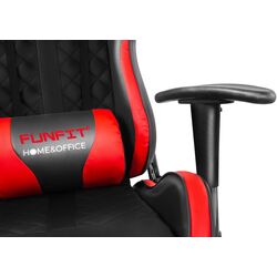 Fotoliu gaming FunFit Game On RX7 (Black/Red) Thumb