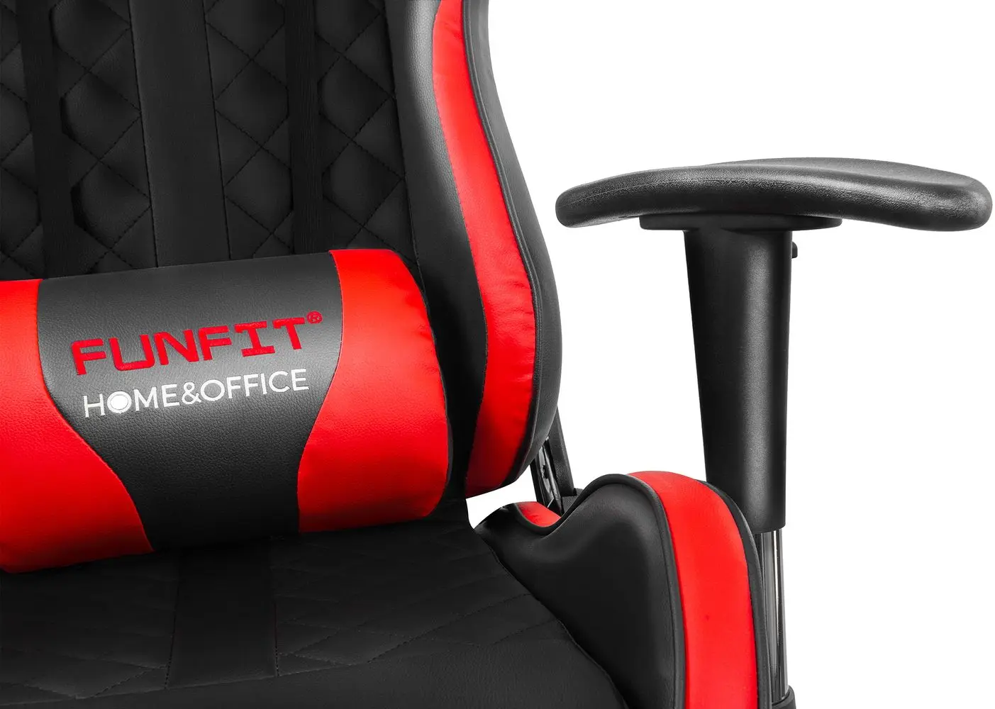 Fotoliu gaming FunFit Game On RX7 (Black/Red) - 3