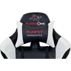Игровое кресло FunFit PlayerONE 2666 (Black/White) Thumb