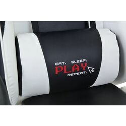 Игровое кресло FunFit PlayerONE 2666 (Black/White) Thumb