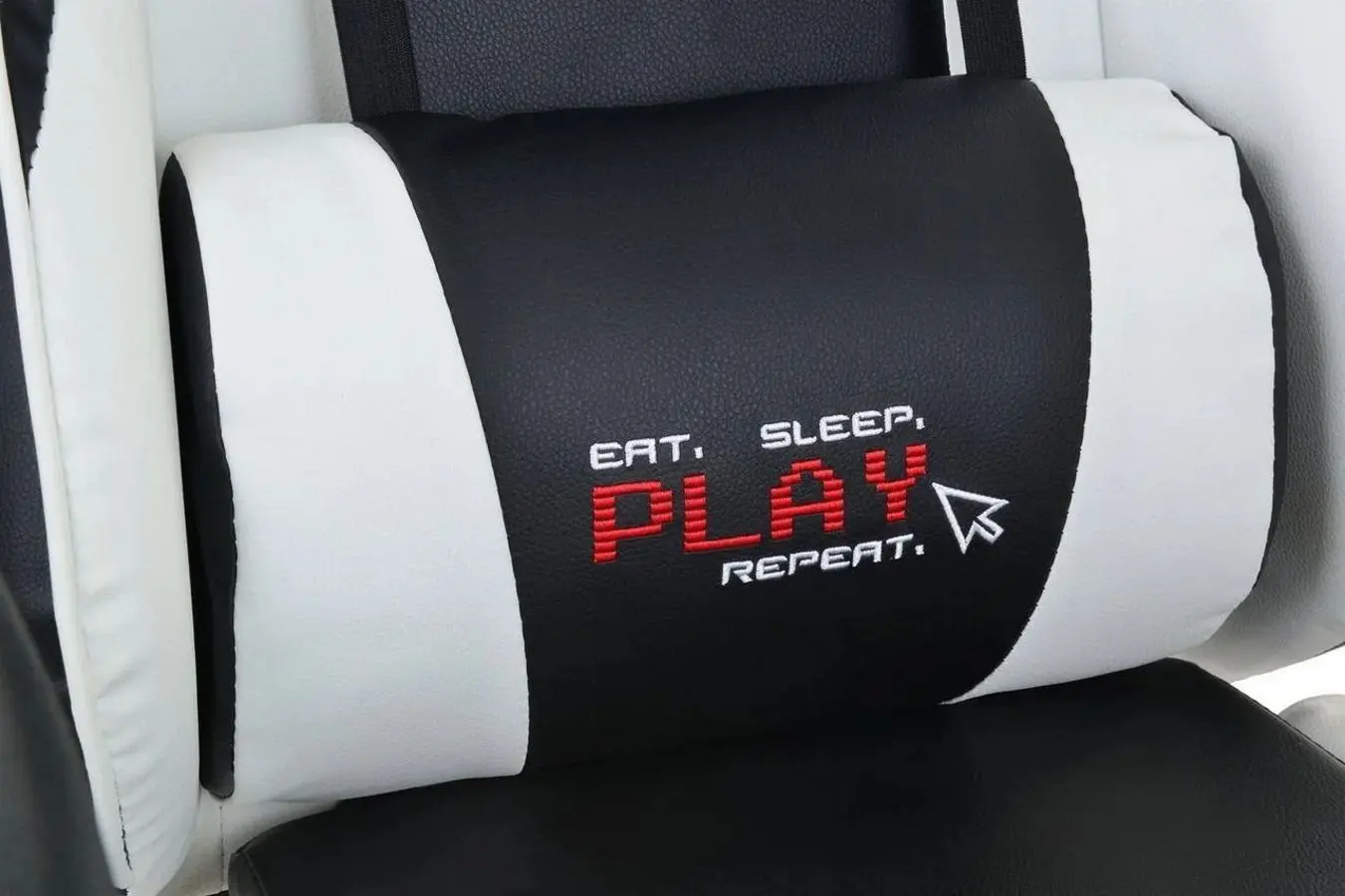 Игровое кресло FunFit PlayerONE 2666 (Black/White) - 3