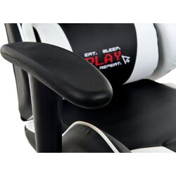 Игровое кресло FunFit PlayerONE 2666 (Black/White) Thumb