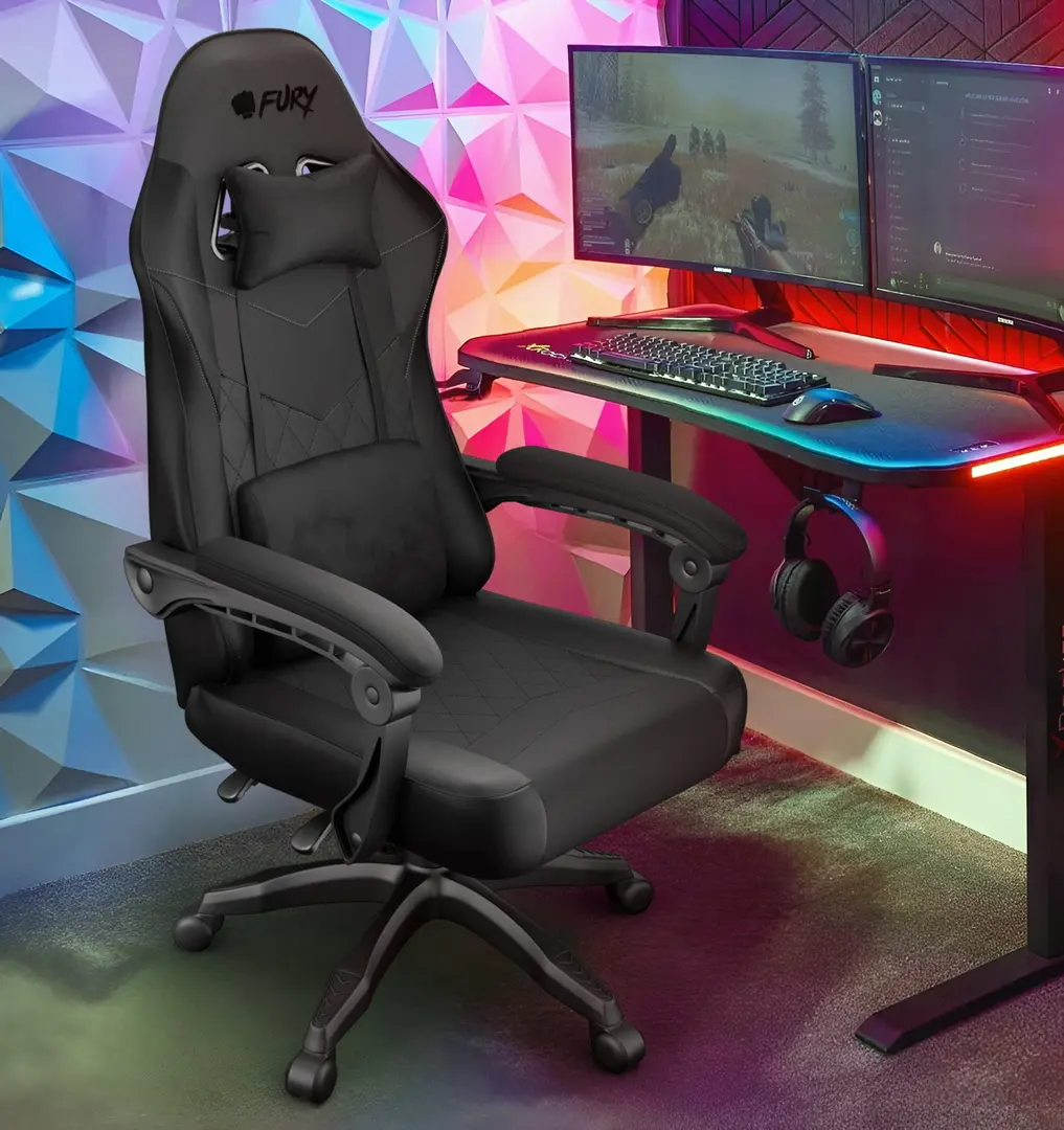Fotoliu gaming Fury Shinai S2 (Black)