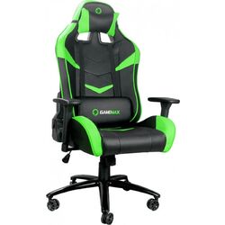Кресло геймерское GameMax GCR08 (Black/Green) Thumb