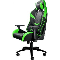 Кресло геймерское GameMax GCR08 (Black/Green) Thumb