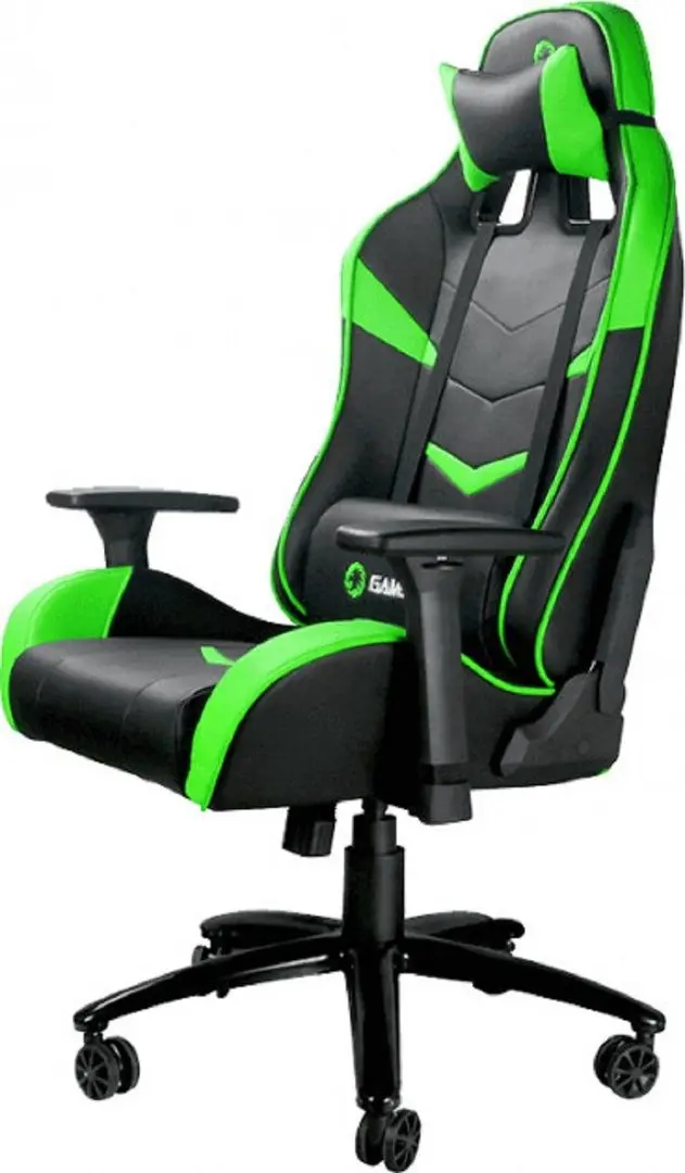 Кресло геймерское GameMax GCR08 (Black/Green) - 3