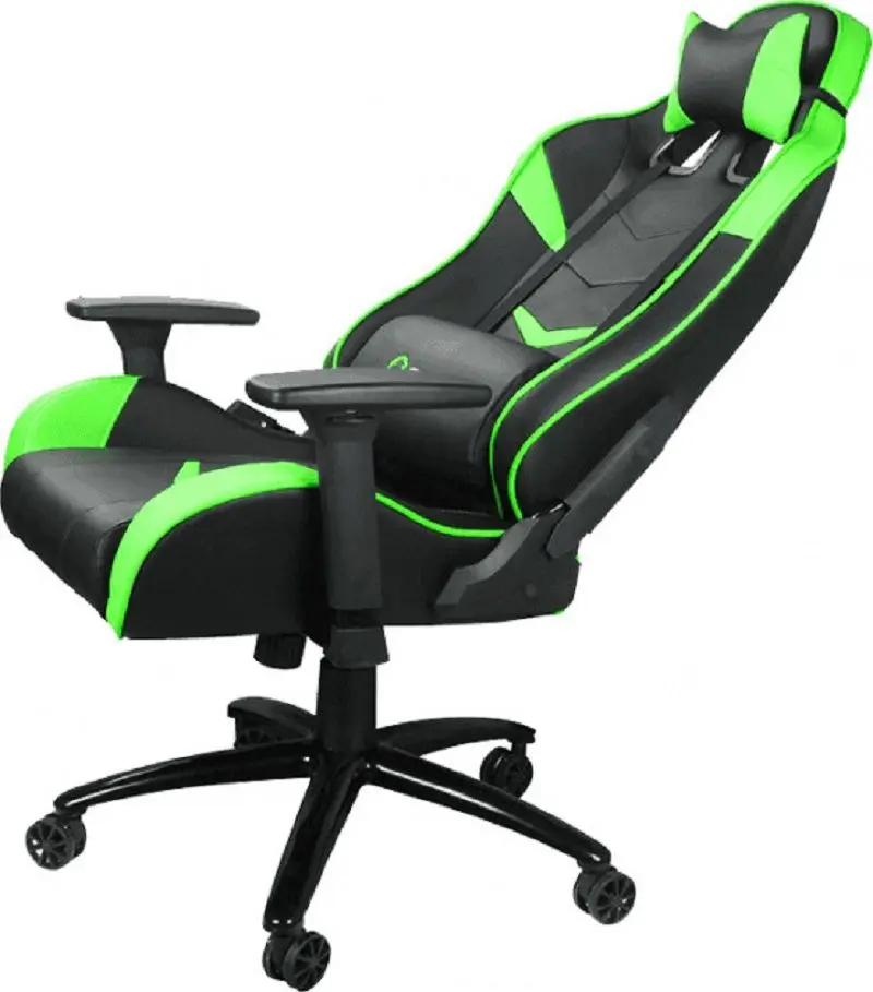 Кресло геймерское GameMax GCR08 (Black/Green) - 5