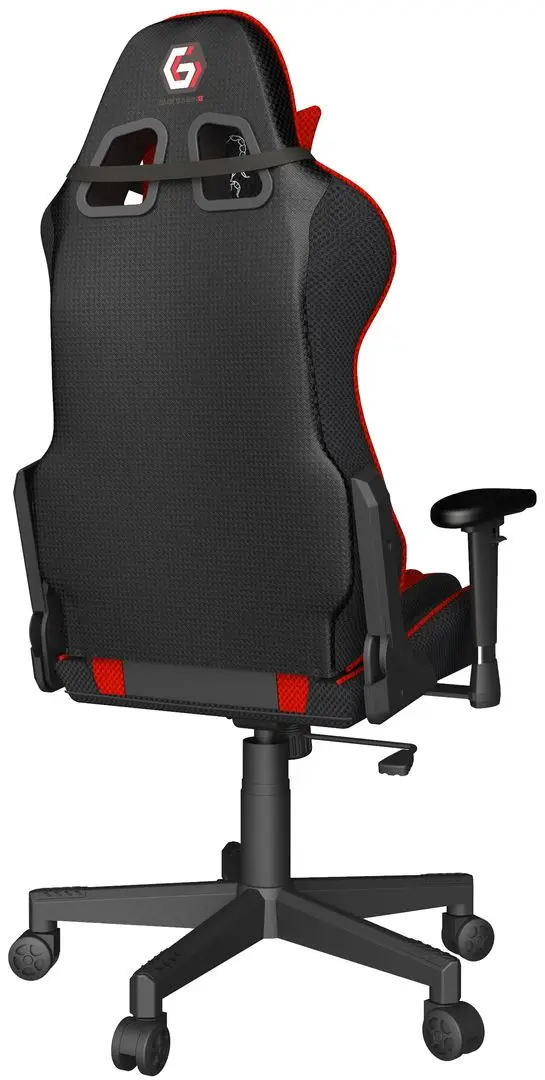 Игровое кресло Gembird Scorpion 01X (Black/Red) - 4
