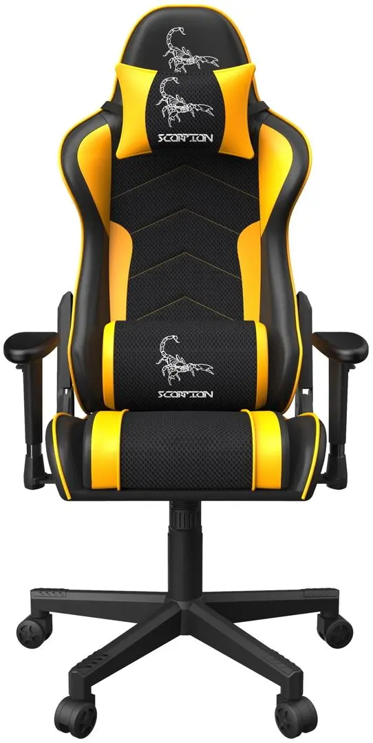 Игровое кресло Gembird Scorpion 05X (Ferrari Yellow/Black) - 2