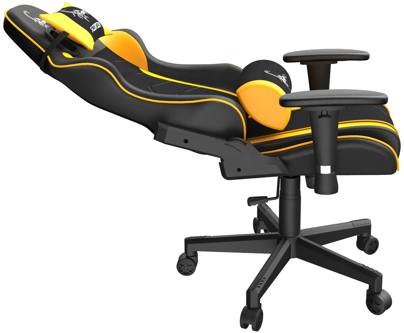 Игровое кресло Gembird Scorpion 05X (Ferrari Yellow/Black) - 7