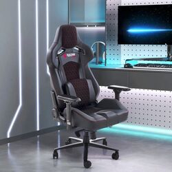 Fotoliu gaming Halmar Baldur (Grey/Black)