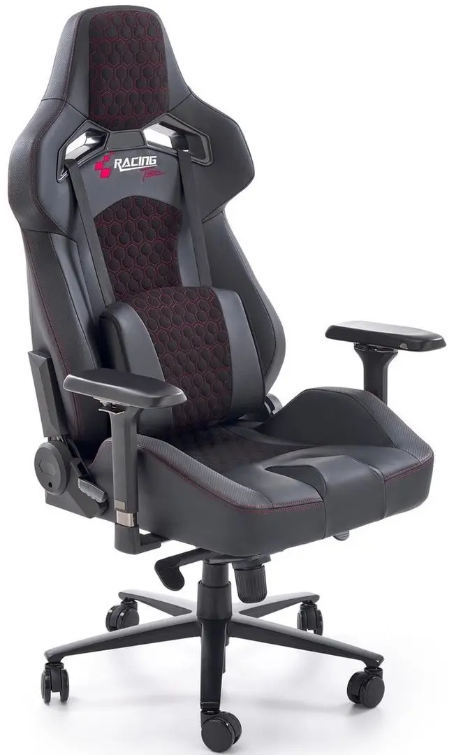 Fotoliu gaming Halmar Baldur (Grey/Black)