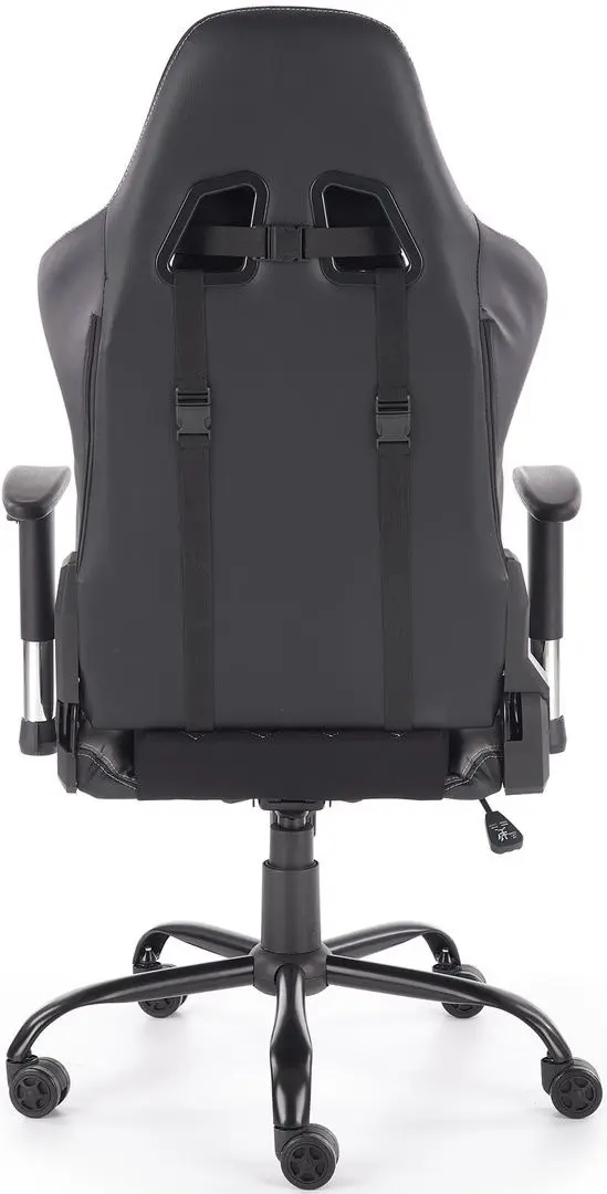 Fotoliu gaiming Halmar Drake (Black/Gray)