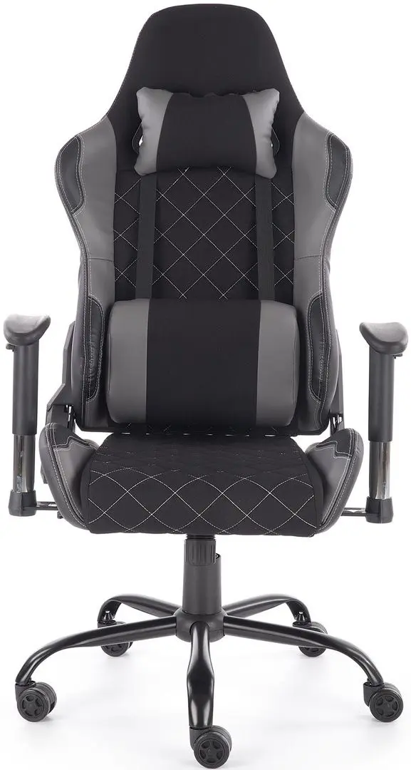 Fotoliu gaiming Halmar Drake (Black/Gray)