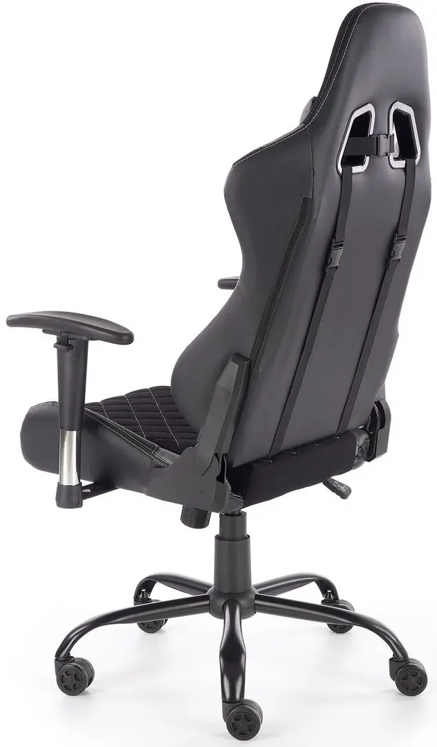 Fotoliu gaiming Halmar Drake (Black/Gray)